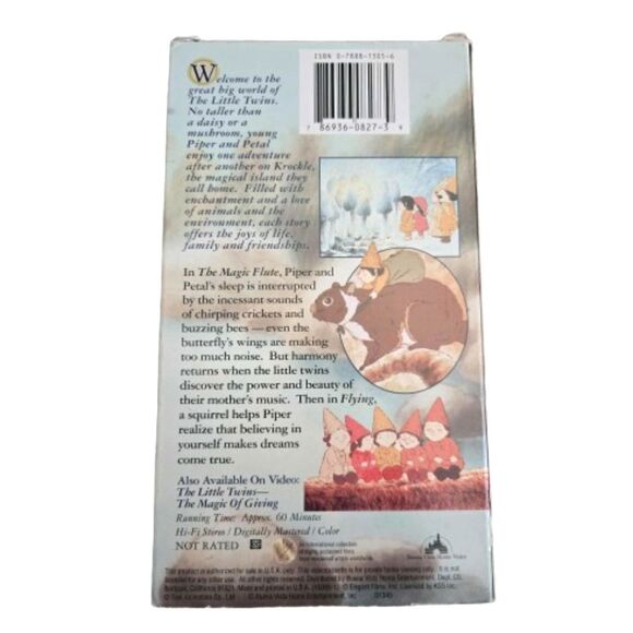 The Little Twins: Tales of Enchantment VHS (1998) – Vintage Kids Animation - Picture 2 of 6